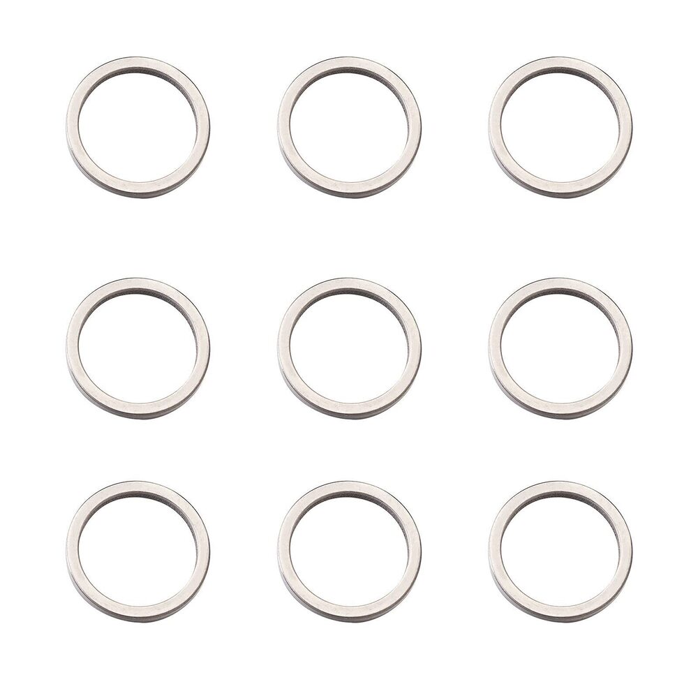 6183 30Pcs Stainless Steel Linking Rings Hollow Round Circle Charm Links